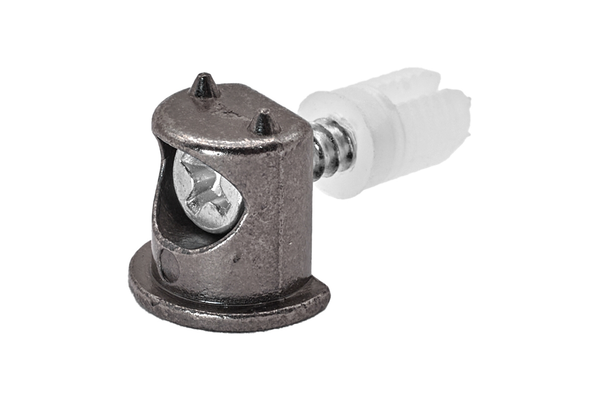 Полкодержатель Jinio J9-8 с круглым основанием, черный никель