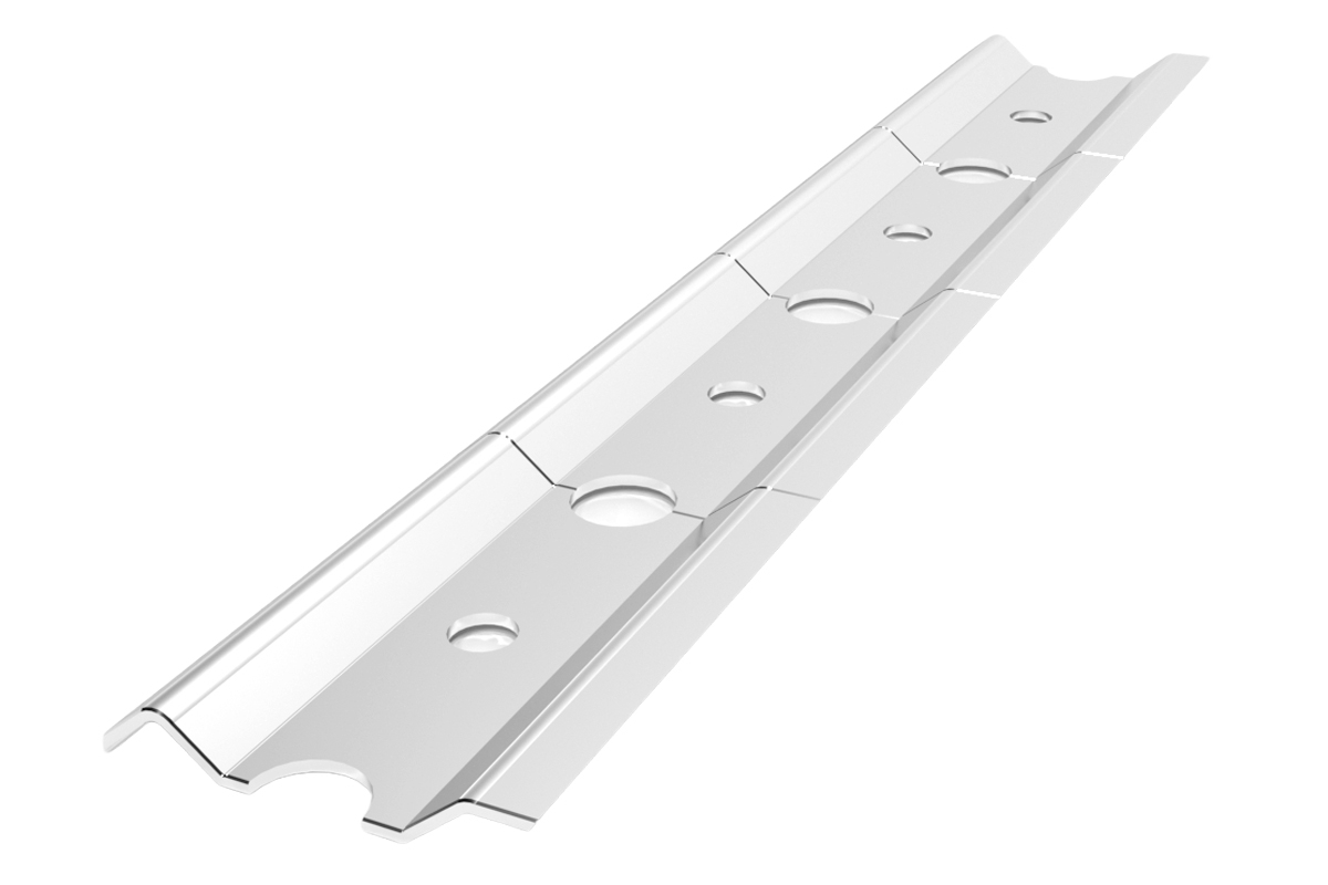 Крепежная полоса анодированная для навесов 2 м *38 мм (толщина 1,2 мм)