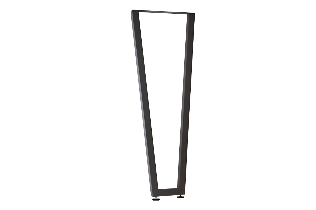 Подстолье V-образное Loft для барных стоек и консолей 112х40/20 см, черный муар