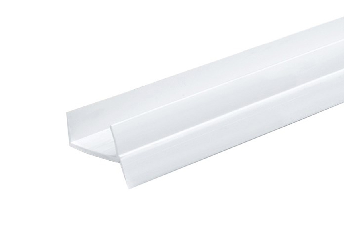 Уплотнитель цокольный для ДСП 16 мм, 3.05 м, белый