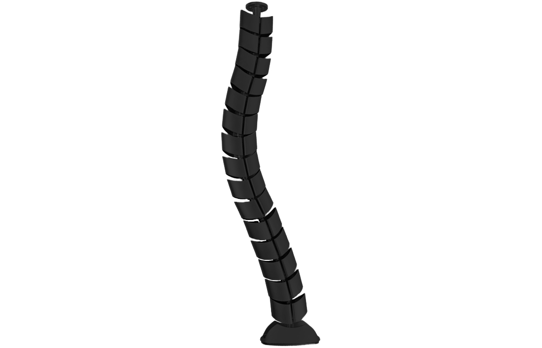 Кабель-канал для стола вертикальный H=740-774, черный